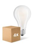 Mehrfachpackung 4x Ledvance  Classic LED E27 Birne Fadenlampe Matt 24W 3452lm - 827  | Ersatz Für 200W