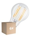 Mehrfachpackung 6x Osram LED Superstar E27 Birne Fadenlampe Klar 7.5W 1055lm - 940 Kaltweiß | Höchste Farbwiedergabe - Dimmbar - Ersatz Für 75W