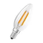 Osram LED Classic E14 Kerze Fadenlampe Klar 1.2W 255lm - 840  | Ersatz Für 25W