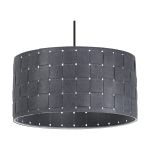 Ledvance Decor Felt Weaving Suspension Luminaire 380 Foncé Gris | Convient pour E27