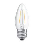 Ledvance Classic LED E27 Bougie Filament Claire 4.8W 470lm - 827- | Dimmable - Remplacement 40W