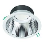 Philips Spot encastrable LED Coreline DN142B Aluminium Blanc 11W 1200lm 60D - 830  | Diamètre 155mm - IP20 - UGR<19