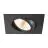 SLV New Tria 68 Spot Aluminium Noir Carré 8.3W 705lm 38D - 927 Blanc Très Chaud | Diamètre 68mm - Meilleur Rendu De Couleur - Dimmable 