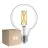 Lot 6x Philips MASTER Value LED Globe E27 93mm Filament Claire 5.9W 806lm - 922-927 Blanc Très Chaud | Meilleur Rendu De Couleur - Dimmable - Remplacement 60W