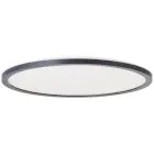 Brilliant Brennan Plafonnier Plastique Noir Blanc 18W 2700lm - 827-840 CCT | 420mm - IP44 - 3 Niveaux De Gradation Dimmable