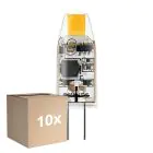 Lot 10x Philips LED Capsule CorePro G4 Claire 1W 100lm - 827 Blanc Très Chaud | Remplacement 10W 