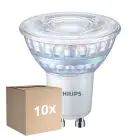 Lot 10x Philips MASTER Value Spot LED GU10 PAR16 5.5W 575lm 36D - 940 Blanc Froid | Meilleur Rendu De Couleur - Dimmable - Remplacement 80W
