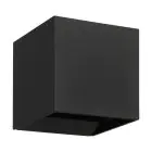 Eglo Applique Murale Calpi 3 Aluminium Noir 2.8W 420lm - 830 Blanc Chaud | IP54