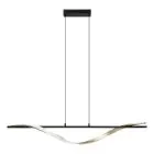 Eglo Suspension Luminaire Conaprato Échantillon Brushed Laiton, Noir 20W 2500lm - 827-840-865 CCT | Dimmable