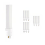 Lot 10x PL-C LED 5.2W 650lm - 830 Blanc Chaud | 2 Broches - Remplacement 18W